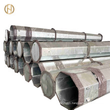 Q345 High Quality Galvanized Polygon Power Pole